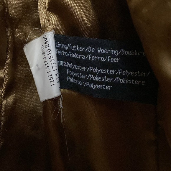 Tan leather blazer jacket bought in Paris size Small - Picture 4 of 8